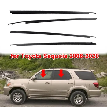 Okno Weatherstrip okenného Skla Nepremokavé Tlak Pás Tesniaci Počasie Pásy vhodné pre Toyota Sequoia 2008-2020