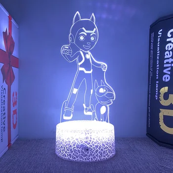 Petronix Anime Obrázok Nočné Osvetlenie, Manga Vlastné Znaky Akryl Stojí Led Lampa, Spálne, detské Brithday Darček