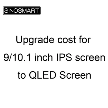 Odkaz platby z 9/10.1 Palcový 2.5 D QLED Obrazovku Upgrade Náklady SINOSMART Auta GPS Prehrávač